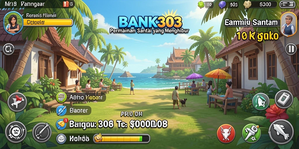 Tampilan gameplay BANK303 yang seru dan menghibur.