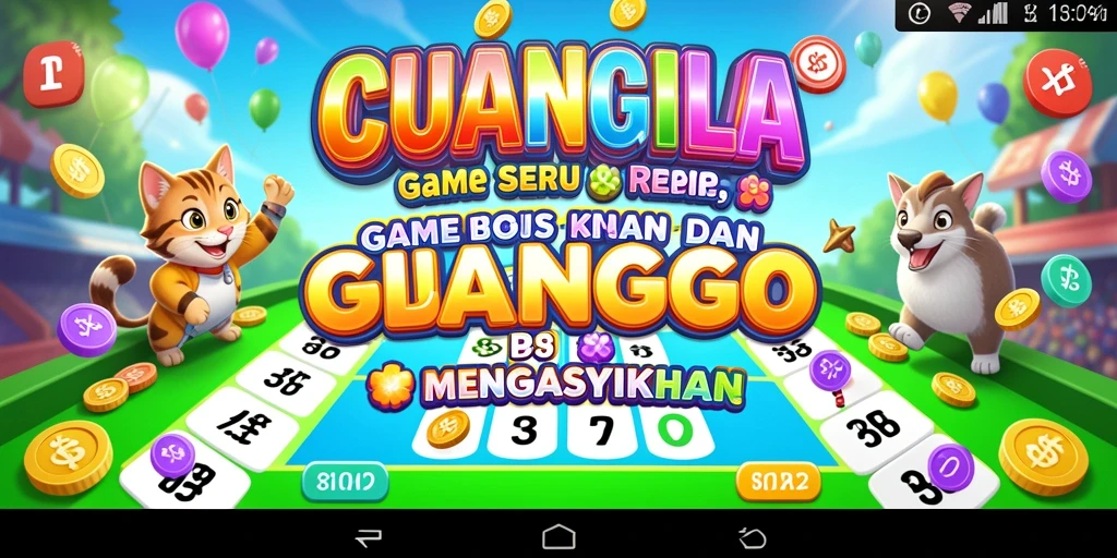 Screenshot gameplay CUANGILA menampilkan keseruan permainan Bingo.