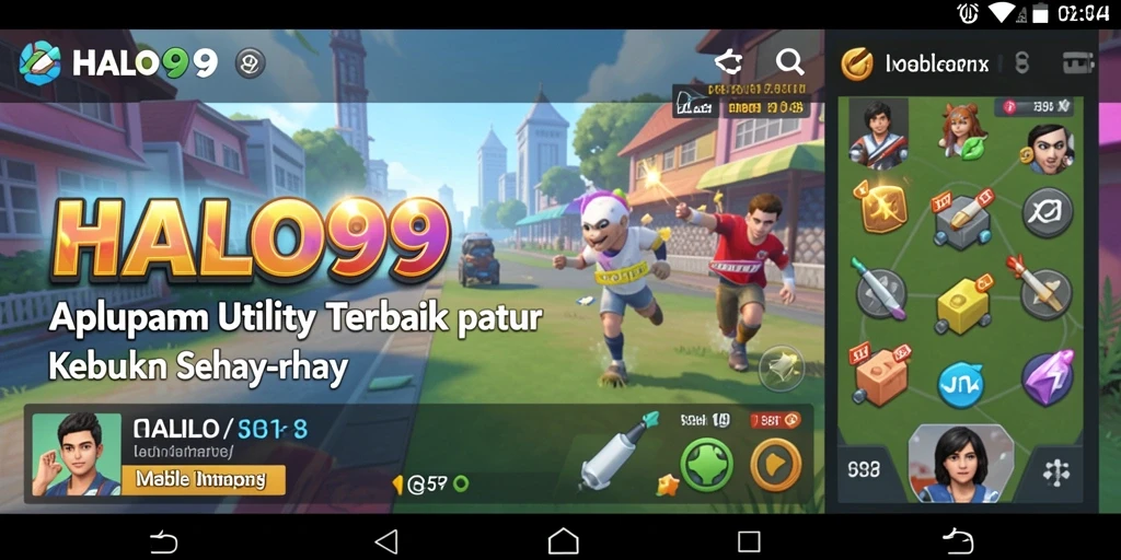 Tampilan antarmuka HALO99 yang mudah digunakan dan menarik