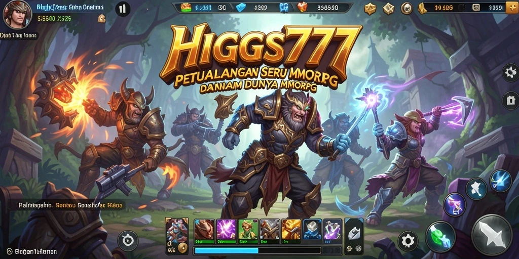 Tampilan gameplay seru dan grafis menakjubkan di HIGGS777.