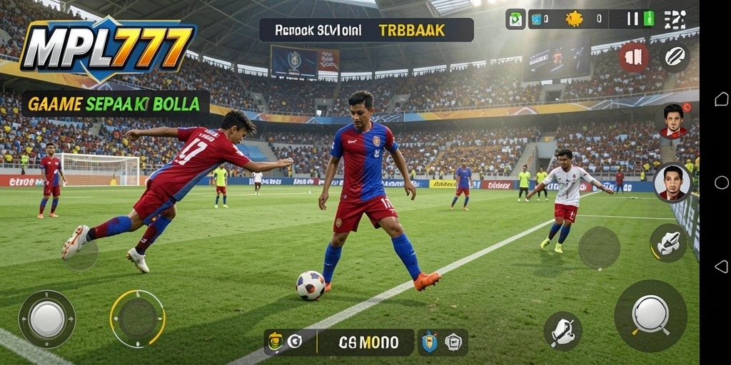 Tangkap aksi seru gameplay sepak bola di MPL777.